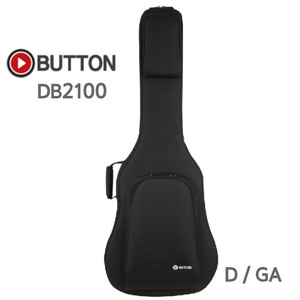 Button 버튼 DB2100 통기타/어쿠스틱기타 소프트 케이스(D/GA 바디용, 블랙)